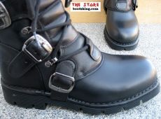 New Rock Boots Traenker schwarz