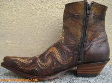 Iowa antik braun/Python hellbraun mit Reiverschu