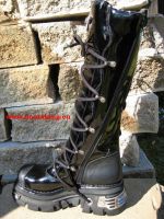 New Rock Boot Malreaux schwarz glnzend
