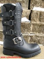 New Rock Boot Comander schwarz
