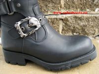 New Rock Boot Comander schwarz