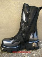 New Rock Boot Ackbar schwarz/silbern