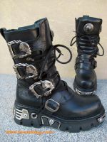 New Rock Boot Lando schwarz