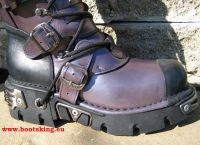 New Rock Boot Watto lila / schwarz