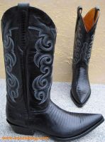 Westernstiefel Echse Negra