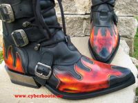 New Rock Boot Revan schwarz/rot