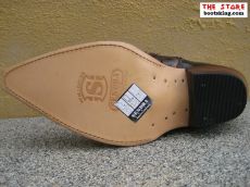 Oklahoma braun-beige geb�rstet/Python braun mit Rei�verschu�