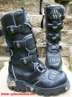 New Rock Boot Cyberdance schwarz