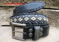 Sendra Grtel schwarz mit Python