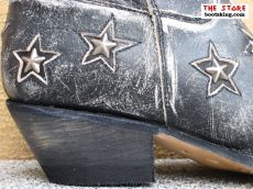 Quebec blau wei� rot antik mit Rei�verschu�