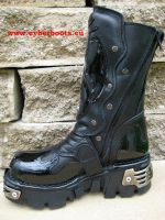 New Rock Boot Ackbar schwarz/schwarz glnzend