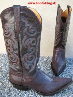 Westernstiefel Stachelrochen Cafe geschliffen