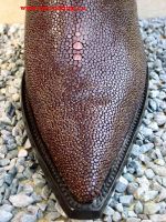 Westernstiefel Stachelrochen Cafe geschliffen