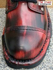 New Rock 8 Loch Stiefel Cassius rot schwarz