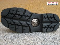 New Rock 8 Loch Stiefel Cassius rot schwarz