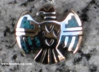 Indianer Silber Kettenanhnger