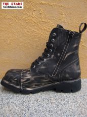 New Rock 8 Loch Stiefel Cassius vintage schwarz braun