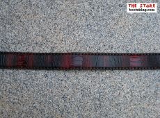 Sendra Grtel aus rotem Straussen Leder