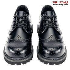 3 Loch Ranger in Budapester Style schwarz