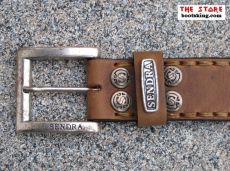 Sendra G�rtel hellbraun mit aufwendigen Verzierungen
