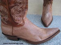 Westernstiefel Stachelrochen Peanuts geschliffen