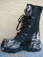 New Rock Boot Skywalker schwarz / camouflage