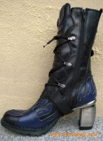 Antilles schwarz / blau