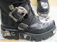 New Rock Boot Montserrat schwarz / silbern
