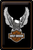 Harley Davidson Blechschild Adler mit Bar & Shield