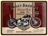 Harley Davidson Tin Sign Panhead