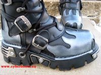 New Rock Boot Skywalker schwarz / silber