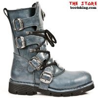 New Rock Boots Traenker hellblau