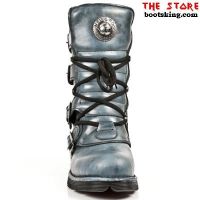 New Rock Boots Traenker hellblau