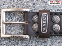 Sendra Grtel anthrazit mit Chonchas und schnen Verzierungen