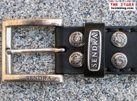 Sendra Grtel schwarz mit aufwendigen gestickten Verzierungen