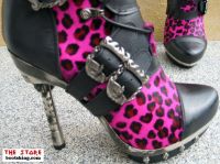 Pandora schwarz Leopard pink