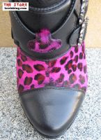 Marzia schwarz Leopard pink