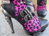 Marzia schwarz Leopard pink