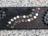 Sendra Gürtel Patchwork aus  Phython / Krokodil / Python
