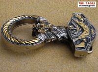 Pagan Grtelschnalle Tiberian Hammer gold