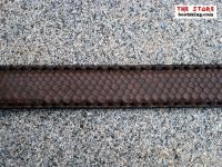 Sendra Grtel aus braunem natur Python Leder