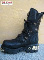 New Rock Boot Skywalker schwarz / schwarz / gold