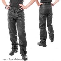 Lederhose Nappa schwarz