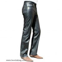 Lederhose Nappa schwarz