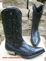 New Rock Westernstiefel Panaka schwarz