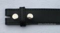 Buckle-Belt black with decorative seam