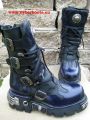 New Rock Boot Skywalker schwarz / dunkelviolett