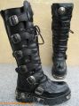 New Rock Boot Codi schwarz / schwarz glnzend