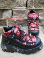 New Rock Boot Dillard black / red