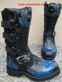 New Rock Boot Comander schwarz/blau